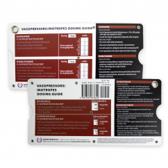 Vasopressors & Inotropes Dosing Pocket Protocol Card